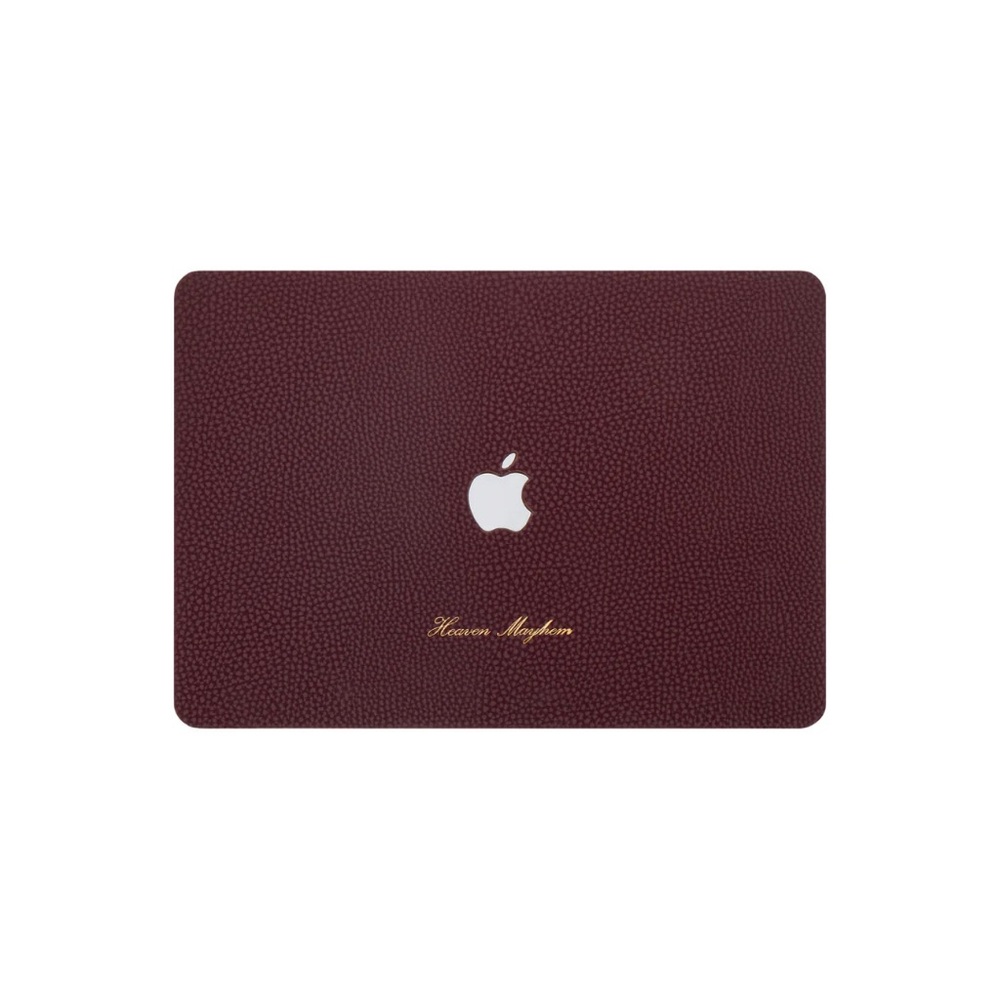 Heaven Mayhem MacBook Case Pebble